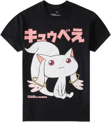 Kyubey Madoka Magica Anime Cartoon T-shirt