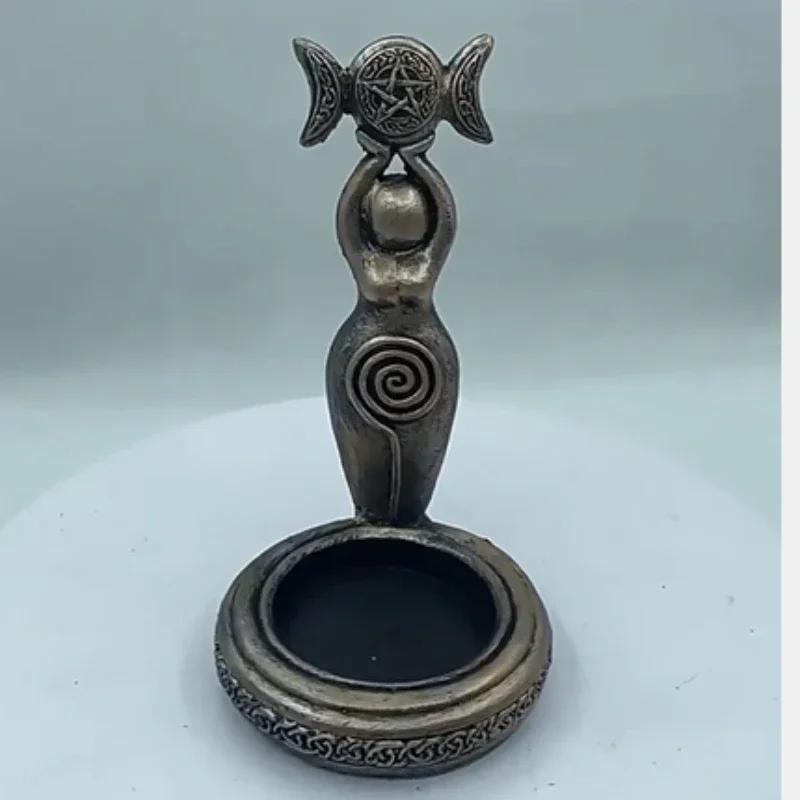 

Полімерний свічник Світло Ручна робота Прикраси Домашній декор Сад Кабінет Підсвічник Декоративні аксесуари Фігурки Мініатюри