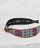 Maia Pearl Flower Jacquard Hairband A-Knot Type Violet