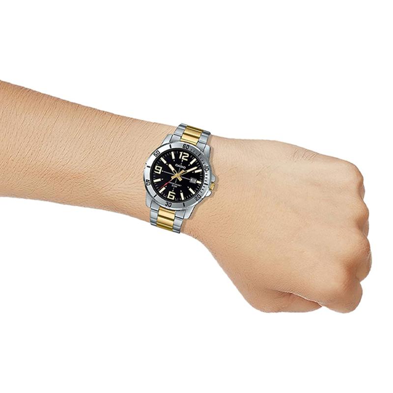 Casio Swordfish Heart of the Ocean Business Casual Classic Pointer Date Display Waterproof Quartz Movement Japanese and Korean Men's MTP-VD01SG-1B