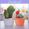 Plantas de Pelúcia Girassol Tulipa Cacto Brinquedo de Pelúcia Para Crianças e Colecionadores