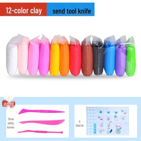 36 Color Play Dough & 24 Color Modeling Clay - Buy 1 Get 1 Free DIY Craft Set for Kids