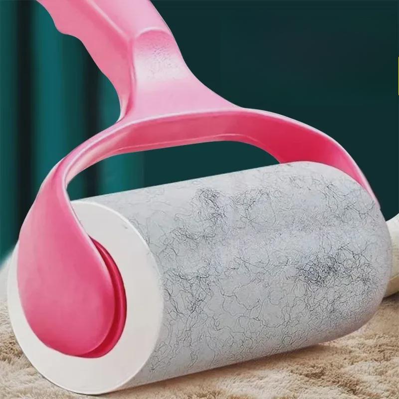 Pet Hair Removal Sticky Roller with Tearable Adhesive Sheets