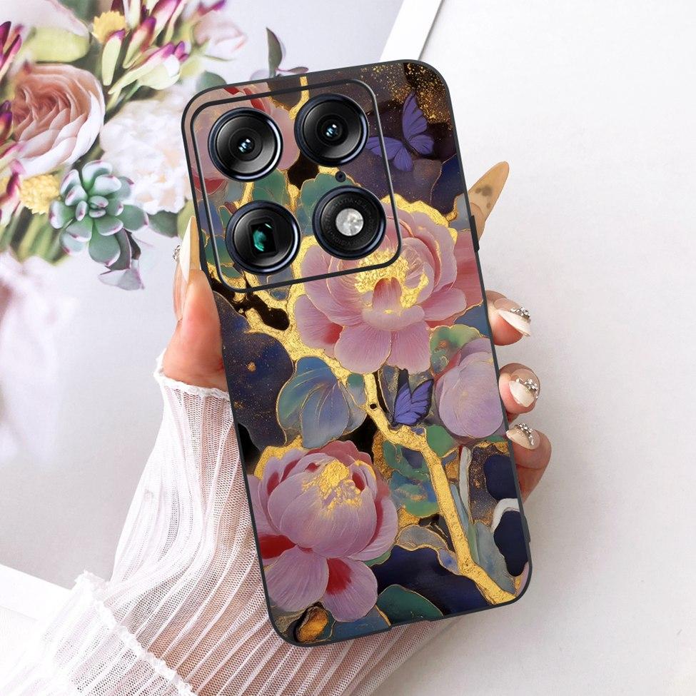 For Moto X70 Air Pro Case Cover Fashion Butterfly Cute Cat Cool Painted Soft Phone Casing For Motorola Moto X70 Air Pro