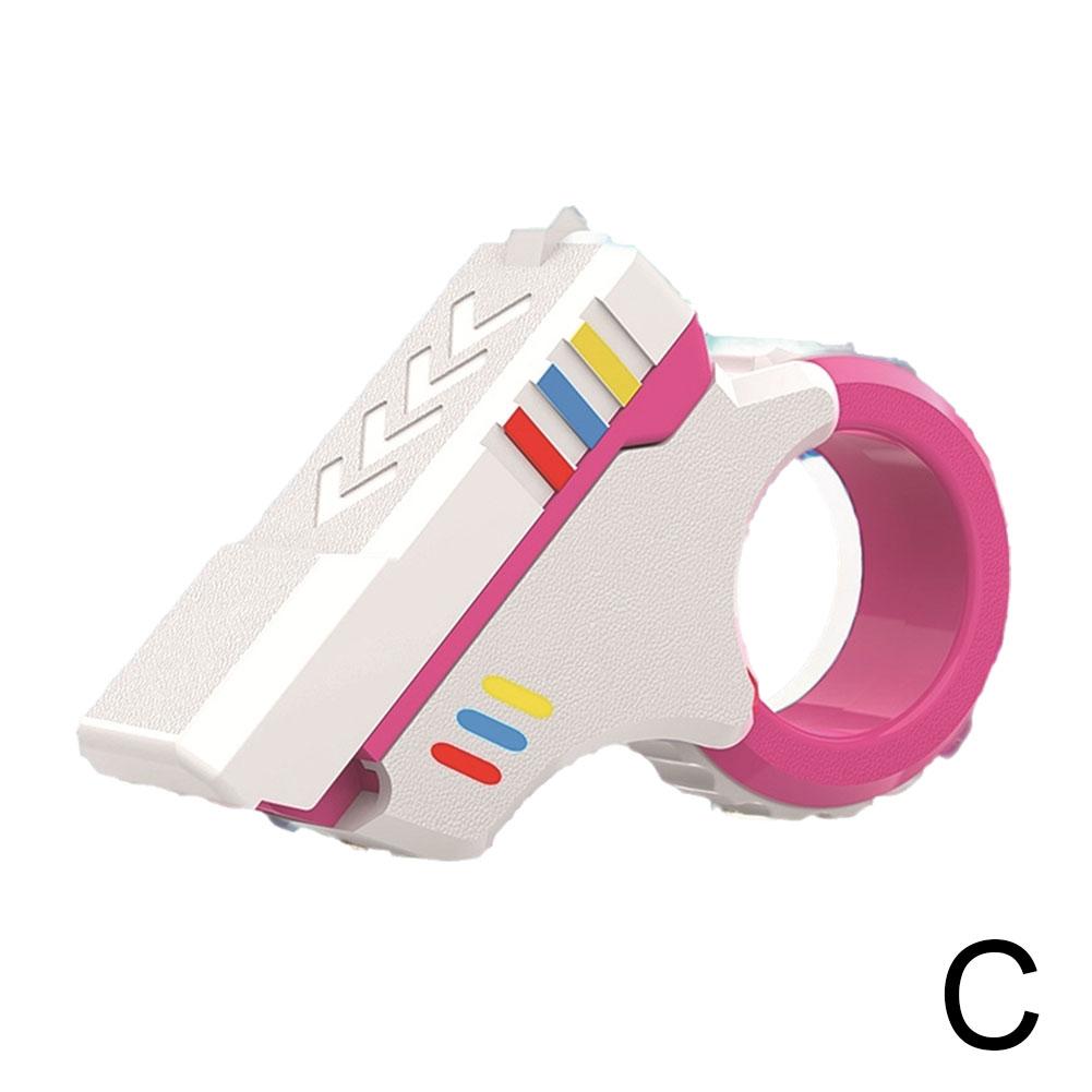 Roterende fingerskyvere Fidget Leketøy Kontor Stresslindring Skyver Skrallefinger Fidget 3D-printet Fidegt LekerFingertupp Teksturert