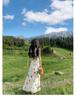 Women's Floral Sleeveless Long Dress, Japanese Summer 2026 Style