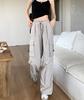 European and American Retro Multi-pocket Overalls Men's and Women's Summer Design Loose Straight Casual Pants