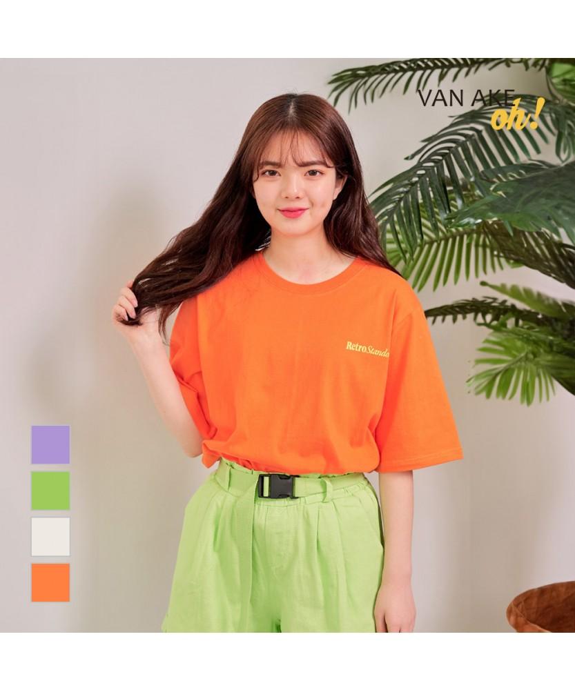 VANAKE Retro Logo T-Shirt_Ob03Tsme09Z