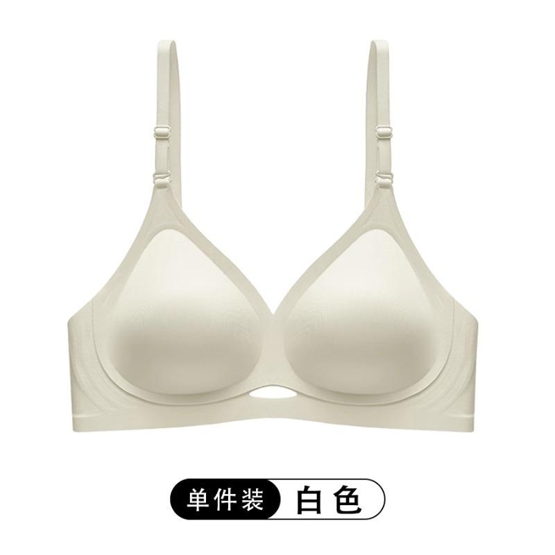 

Comic chest underwear, small breasts gather and show large, no steel ring soft support, external expansion, sexy seamless bra cover set s suitable for 32/70ab шампанского