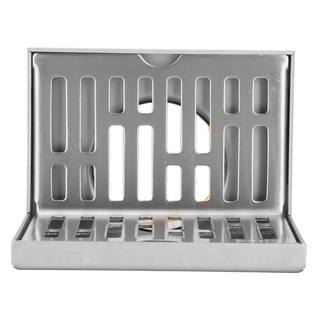 Corner Floor Drain L Shaped Surfaces Drawing Process Corrosion Resistant Anti Rust Side Floor Drain