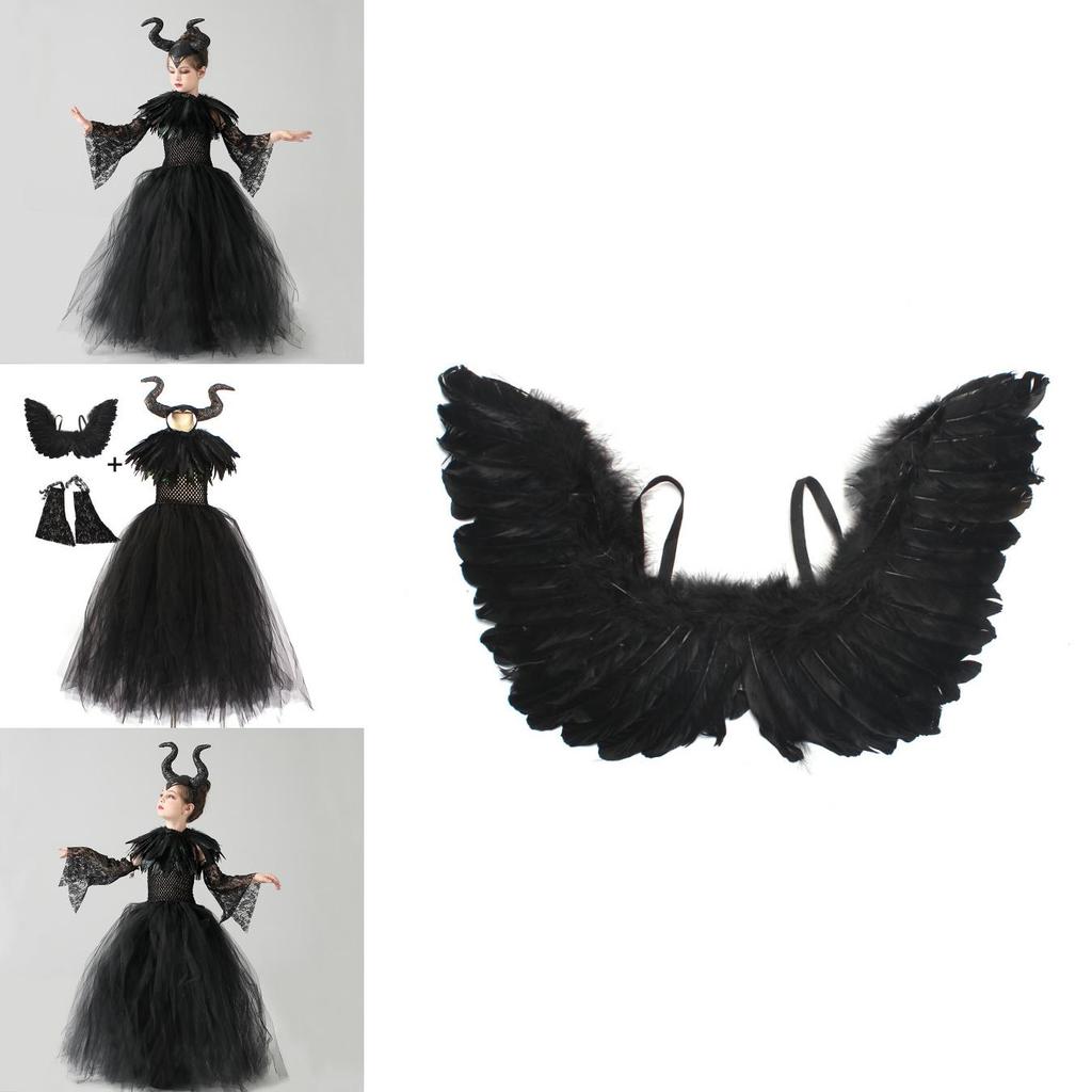 Maleficent Angelina Jolie Cosplay Kostuum Jurk Halloween Feest Outfit Voor Kinderen