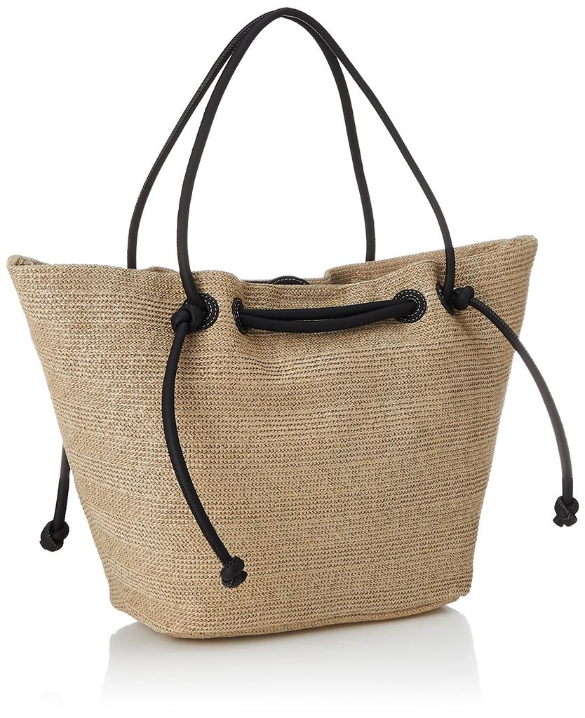 Shoulder knot summer tote beige [Isaac] bag, design, bag, women's, (26)