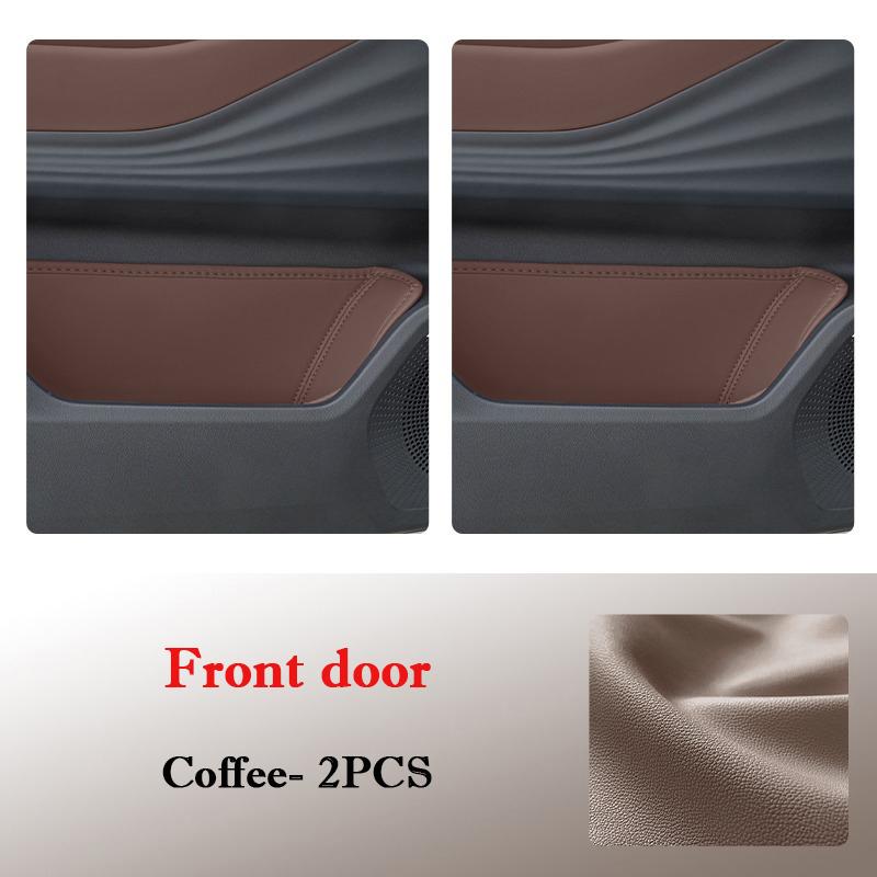 For Chery Tiggo 9 2026 Car Door Slot Storage Box Leather Protective Pad Cover Glove Box Storage Barrel Interior Accessories