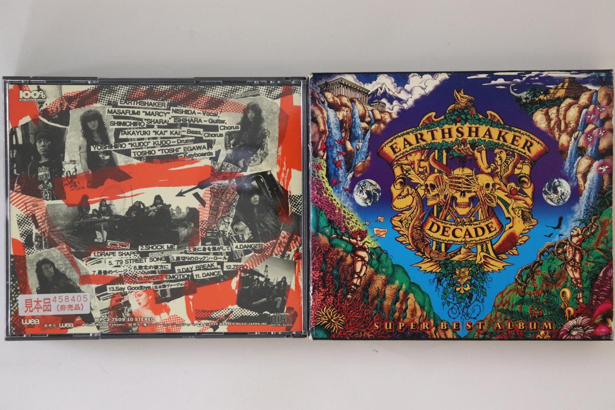 

CD EARTHSHAKER - Decade WPC27509PROMO WEA 1994 Япония Японский Поп/Рок Б/У