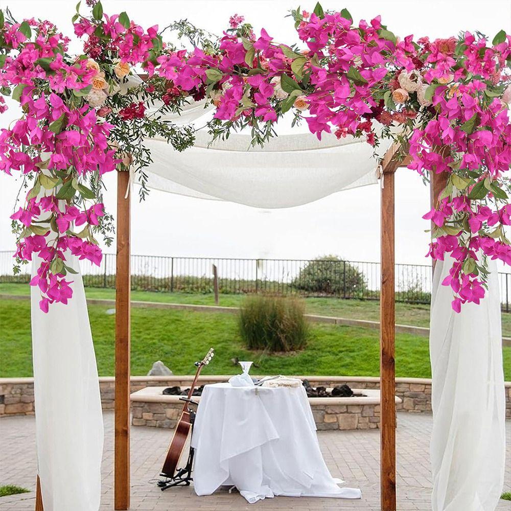 DIY Bougainvillea Artificial Flower Accessories Simulation Flower Rattan  Wedding Favors