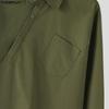 INCERUN Men Lapel Neck Long Sleeve Solid Color Casual Loose Shirts Tops