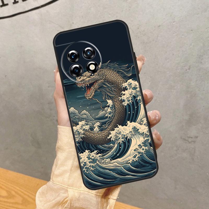 

Japanese Dragon Case For OnePlus 15 R 13 13R 13T 12 11 10R 10T 8T 9 10 Pro Nord CE 5 4 2 3 Lite N20 N30 Cover OnePlus 8Pro