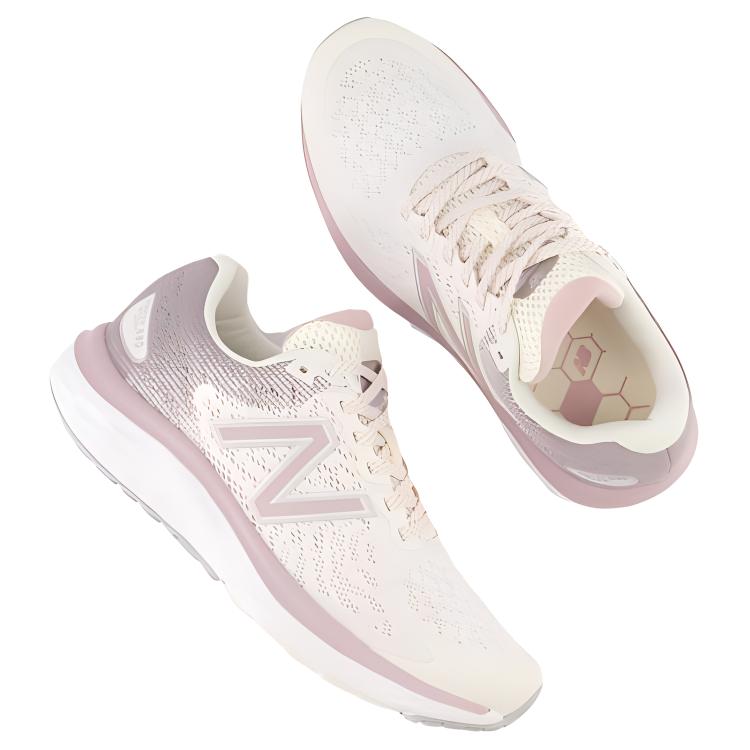 New 680 Women's Fresh Foam New Balance V7 'Sea Salt Violet Shadow' Women's