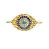 Dazzling Zirconia Embellished Evil Eyes Pendant for Necklace and Bracelet Mobile Phone Cases Use Jewelry Charm