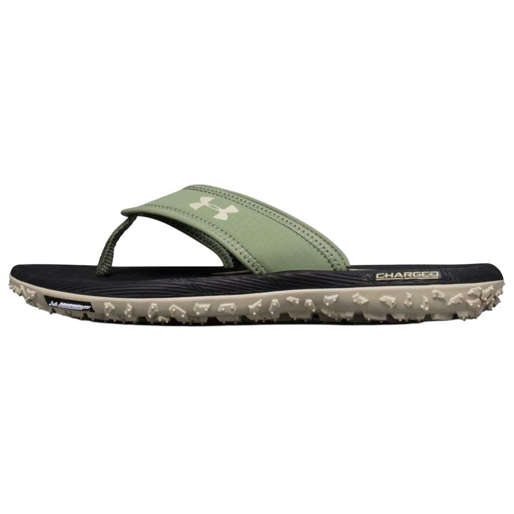 Under Armour Fat Tire Versatile Comfortable Flip Flops Men Footwear Green 1266210-101 41