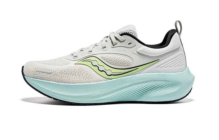 Saucony Surge 3 Cushioning Low Top Running Shoes Men s Gray Green - S28215-2 41