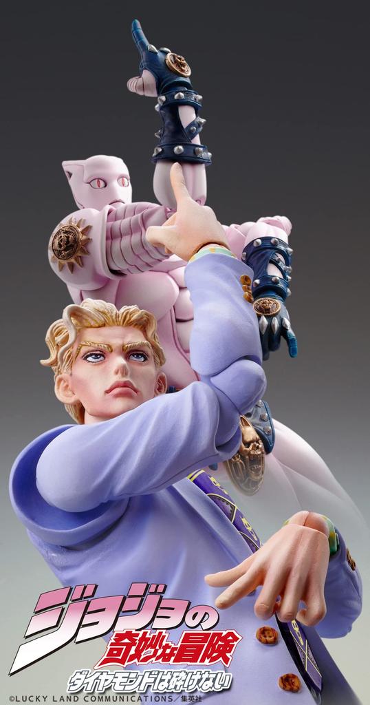 Medicos Entertainment Superfigur, beweglich, Bizarre Adventure, Teil Yoshikage, ca. 160 mm, PVC, ABS, Nylon, bemalt, bewegliche Figur ME22421 „JoJo‘s