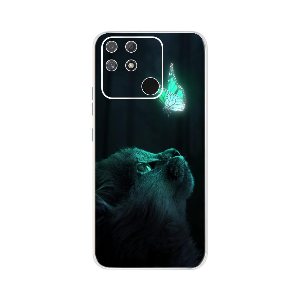 Weiche Silikonhülle Für Raelme Narzo 50A RMX3430 HandyhülleTransparente TPU-Abdeckung Für Realme Narzo50a 50 A 6.5" Rückseiten Hüllen Bumper