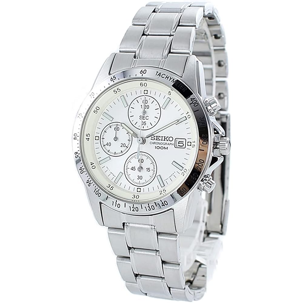 [Seiko Watch] Men s and Women s Waterproof Watch with Date Display, Stainless Steel, SND363PC [Pa...