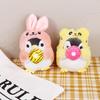 Cotton Bag Pendant Donut Korean Style Key Buckle Women Key Holder Penguin  Pendant Plush Key Chain