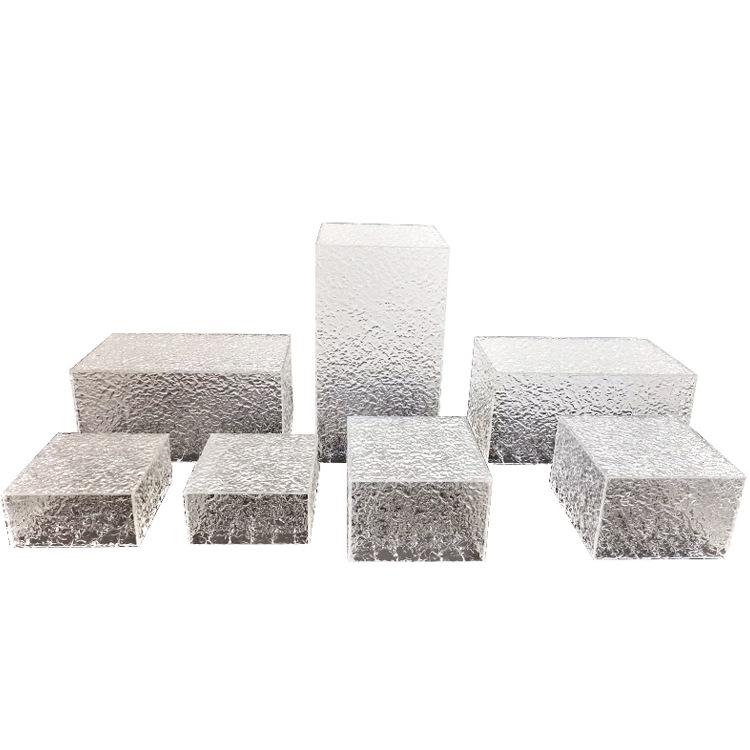 Acrylic Ripple Dessert Display Stand for Weddings and Buffets