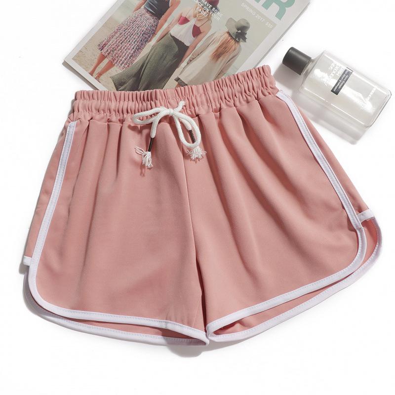 Sporty Three-Quarter Length Yoga Slimming Loose Plus Size Hot Pants & Pajama Shorts for Women and Girls