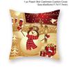 Christmas Cushion Cover  Decoration Home Santa  Decorations  Gift Navidad Happy New Year 2022