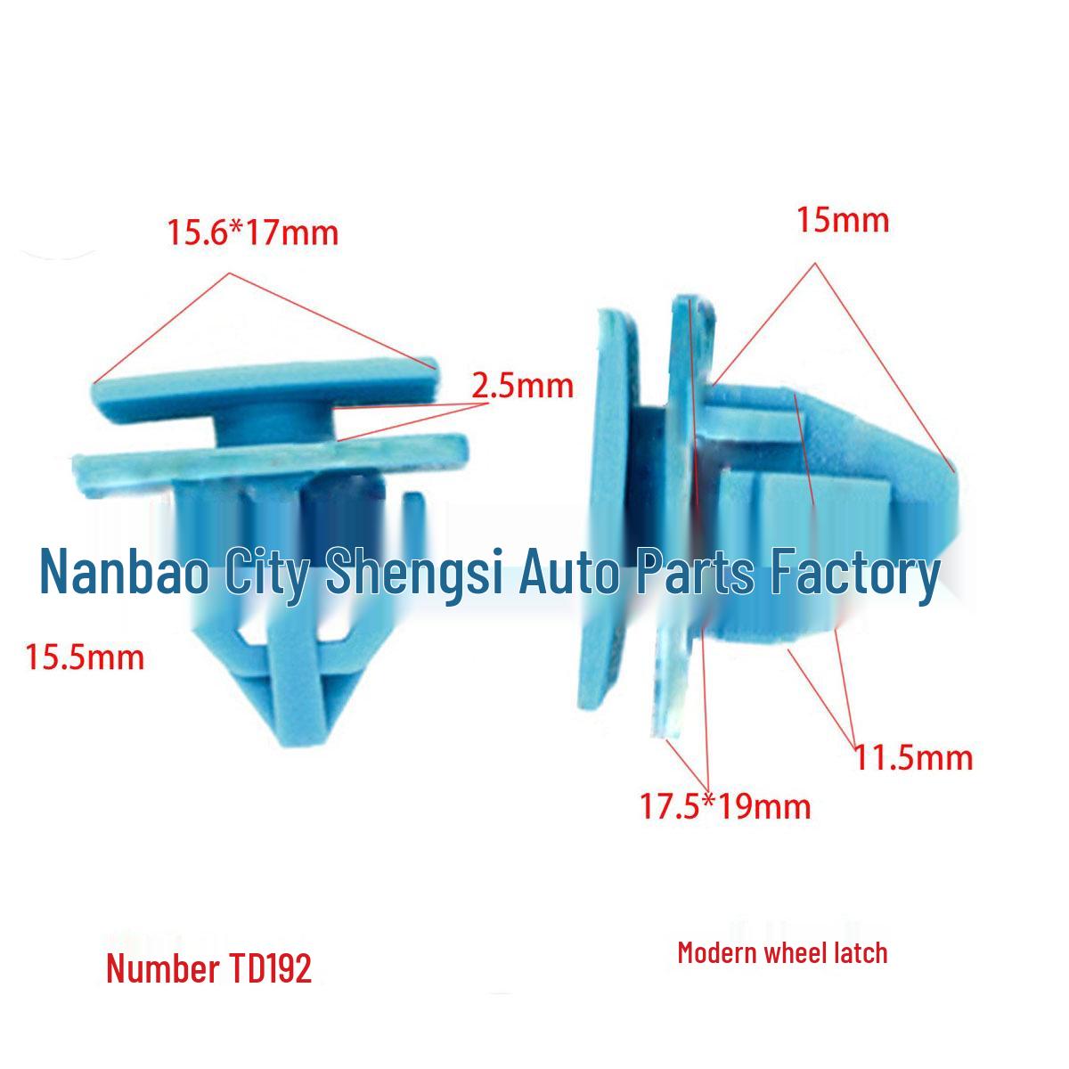 

Hyundai Santa Fe/Sorento/Sonata Gen 8 Interior Trim Panel Nylon Fasteners Set of 10,000