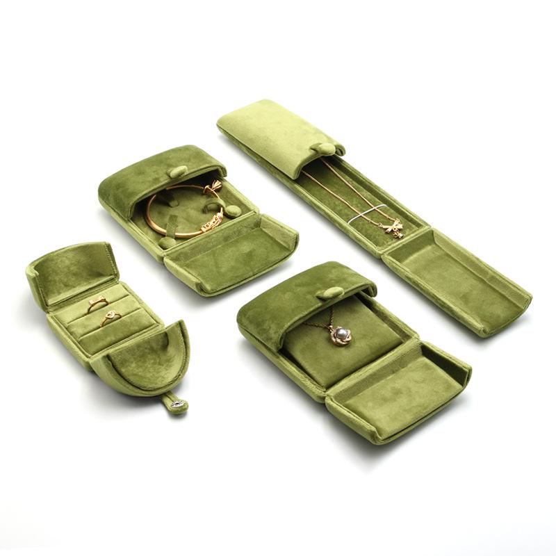 

Velvet Jewelry Box for Rings, Necklaces, Bracelets, and Accessories