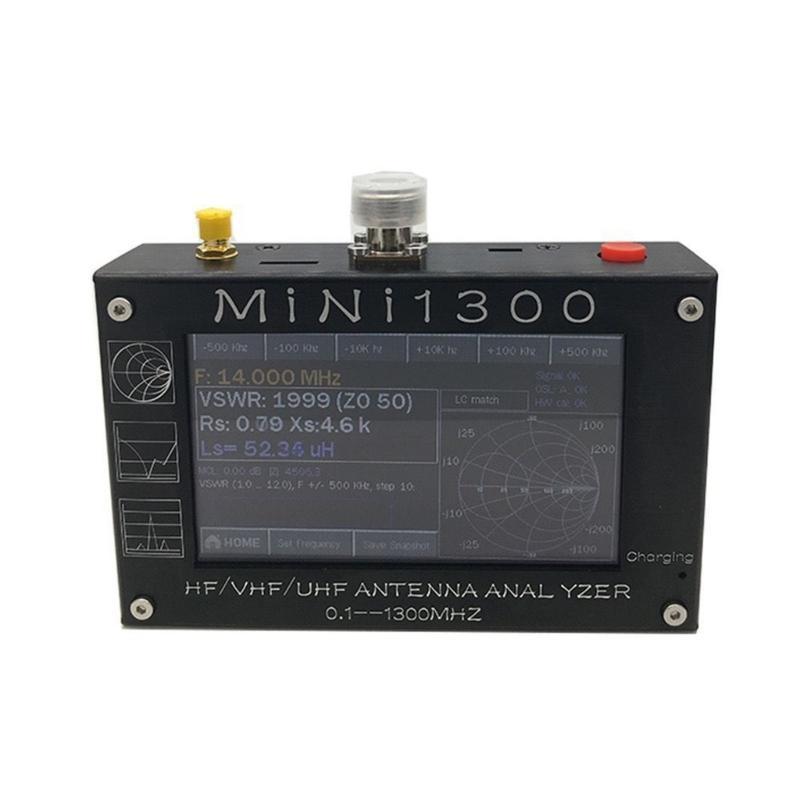 Antennas Analyzers 0.1Mhz-1300MHz Aluminum Shell Vector Networks Analyzers Multitester SMA Calibration Kit Touch Screens