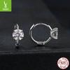 Shining 50 Points Mozzarella Diamond Ear Buckle Women, Simple And Elegant High-End 925 Sterling Silver Earrings Earrings