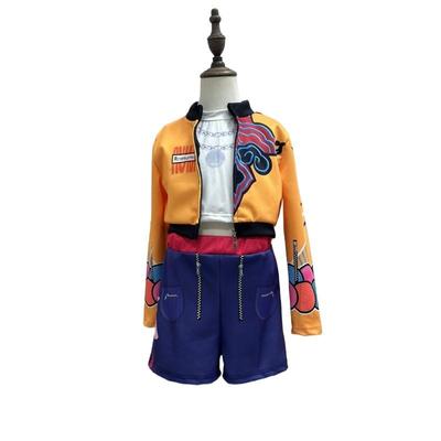 Mädchen K Pop Sängerin Rumi Halloween Verkleidungskostüm Kinder Bühnenauftritt Outfit Kinder Schule Karnevalsparty Rollenspiel Anzug