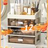 Clear Cosmetic and Stationery Organizer for Desktop and Dressing Table