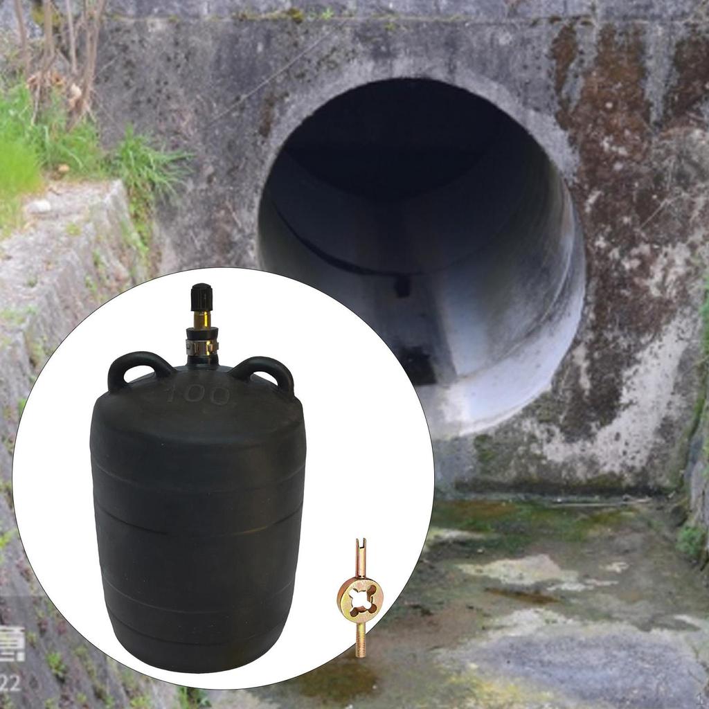 Dop gonflabil pentru tuburi Minge de testare pentru instalații sanitare Întreținere municipală,Cauciuc,Conducte municipale