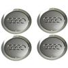 4Pcs Car Wheel Center Hub Caps 8E0601165 4E0601165A Badge Rim Hubcap For Audi A3 A4 A5 A6 S6 S8 TT A8 Quattro Emblem Accessories