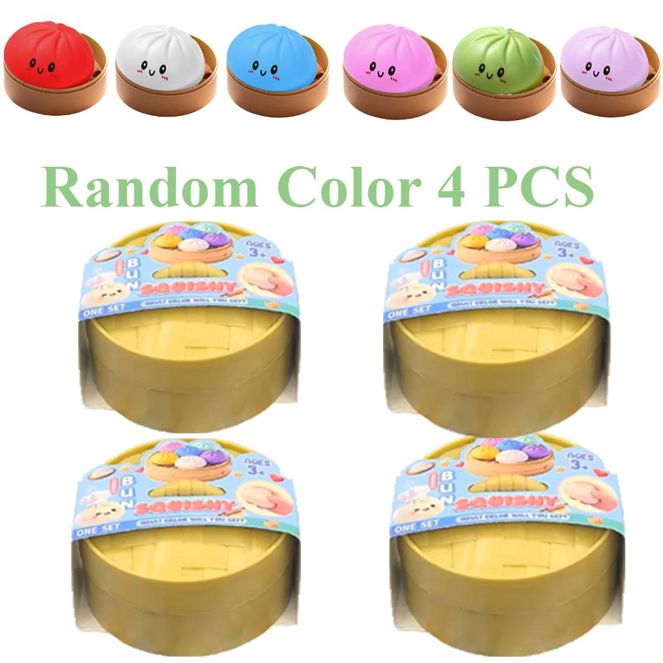 Knödel Squishy Stressbälle Spielzeug Angstlinderung Teigbrötchen Knetball Sensorisches Spielzeug für Kinder Erwachsene juguetes