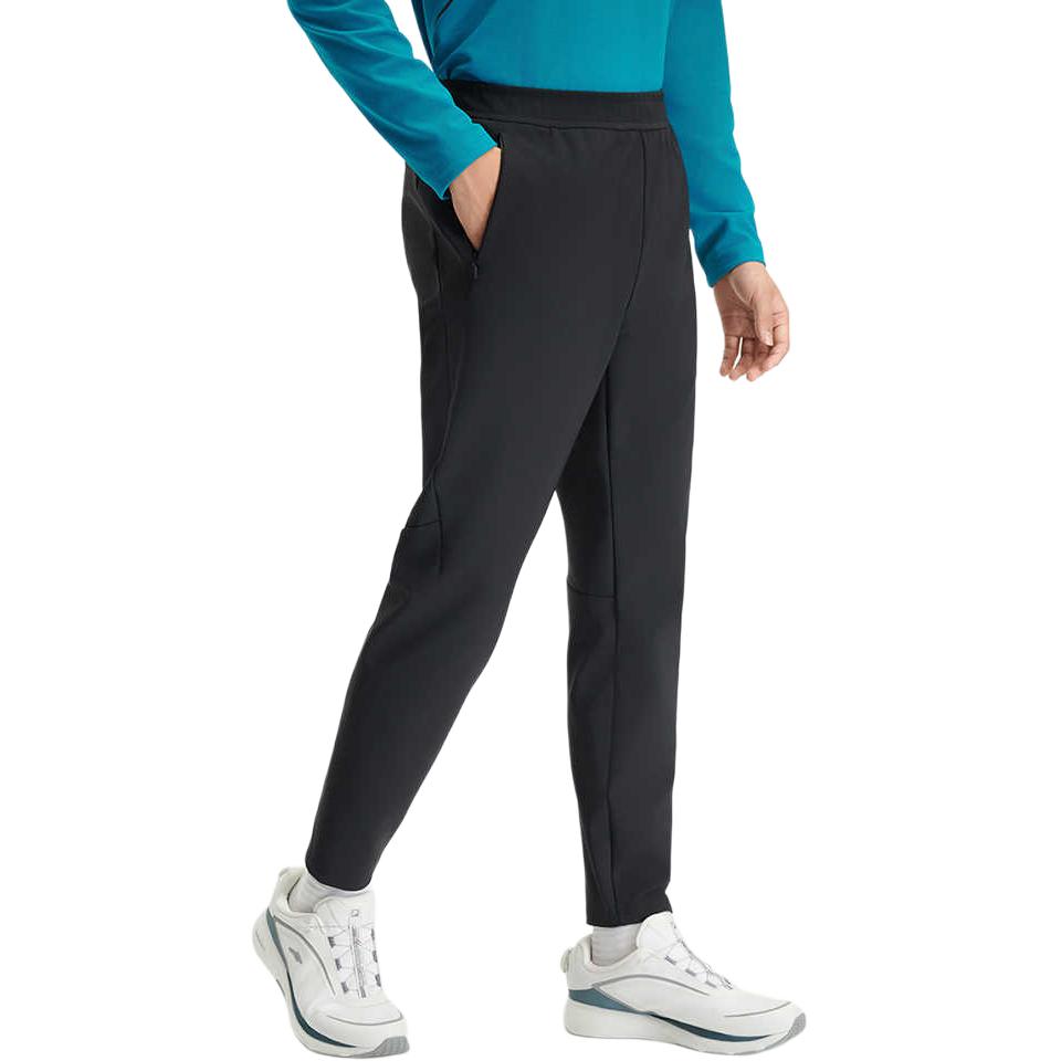 Fila Fitness Fashion Simple Slim Fit Climbing Knitted Sports Pants Men Pants Deep-Black A11M441611FBK