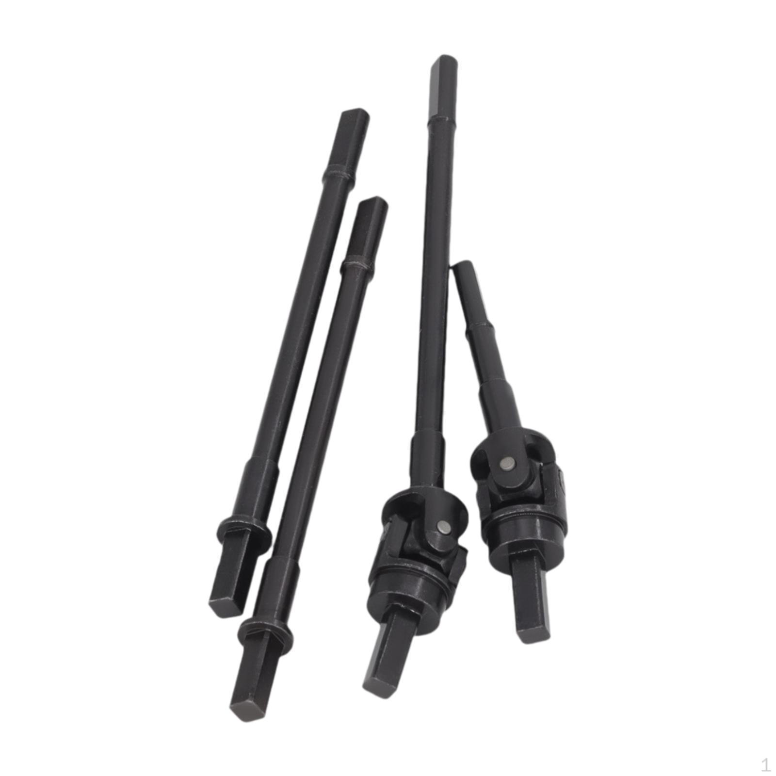 

1/10 RC Car Drive Shaft Set CVD Axle Metal Accessories for SCX10 Accessories Front and Rear CVD