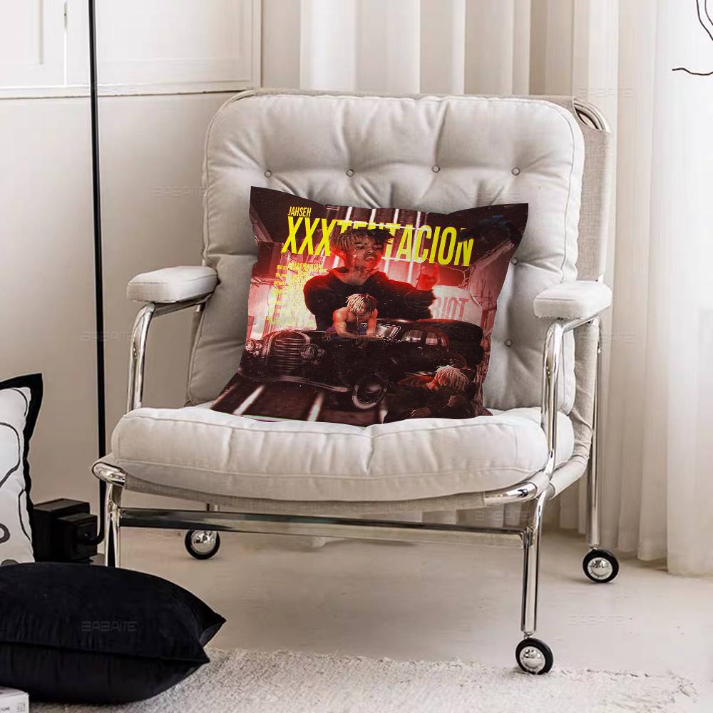 Hip Hop Z-XXXTentacion Personalized picture text home decorative pillows Household Gifts 45x45cm