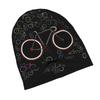 2D Flat Printing Road Bikes Fashion Knit Hat for Adults Adds a Stylish Finishing Touch To Everyday Outfits Perfect for City Walks Weekends Or Casual G