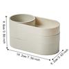 360° Rotating Makeup Brush Storage Bucket Large Capacity Jewelry Storage Box  Student Desktop