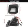 Y4UA 6000K White LED License Plate Lights Set Waterproof LED Light High Brightness License Lamp Car Spare Part for Car 1500