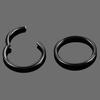 6/8/10/12mm Stainless Steel Nose Rings Hoop for Women Men 18G 16G Cartilage Piercing Body Jewelry Segment Lip Ring