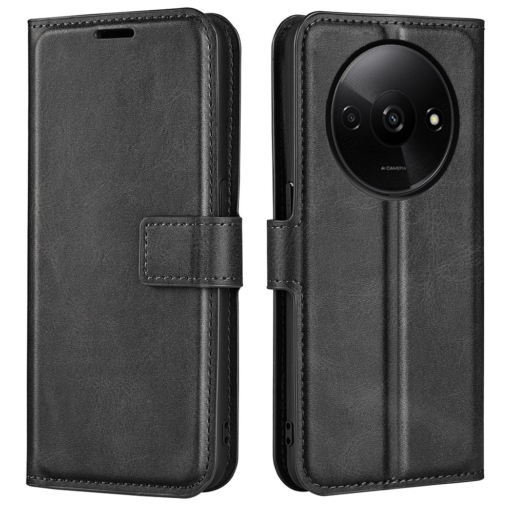 For Xiaomi Redmi A3/Poco C61 4G PU Leather Case Magnetic Closure Wallet Phone Cover