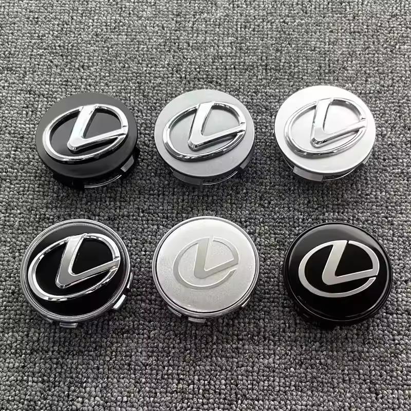 4Pcs Car Wheel Center Hub Caps Cover Accessories For Lexus F SPORT GS GX IS LS LX CT LC RC LBX NX RX 350h 450h ES UX 300e GX460